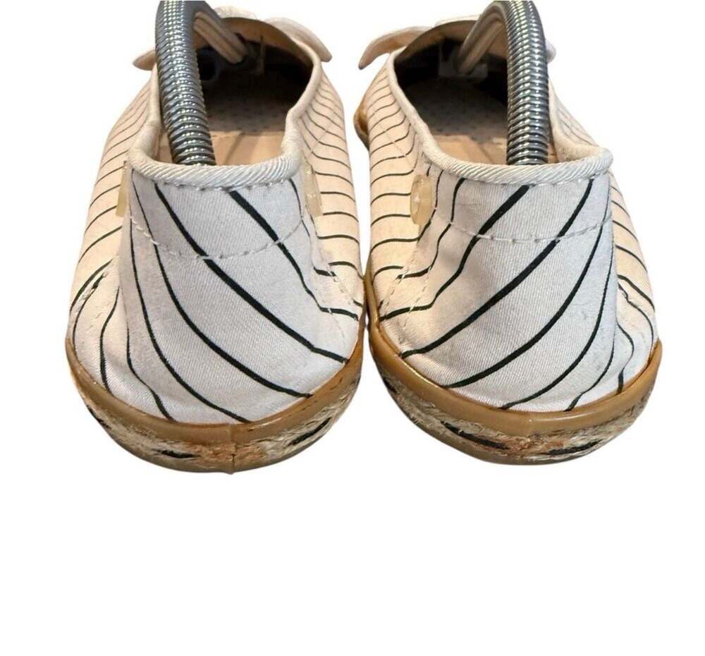 Sperry Top-Sider Striped Canvas Bow Espadrille Flats Size 8.5M - Picture 5 of 8